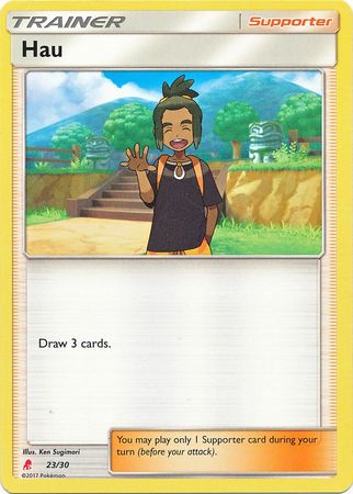 Hau (23/30) [Sun & Moon: Trainer Kit - Lycanroc] | Fandemonia Ltd