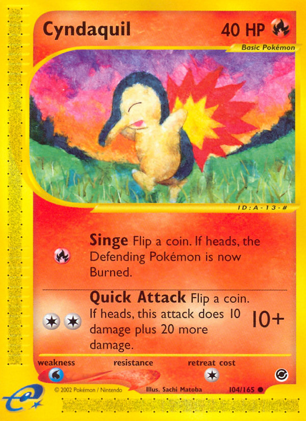 Cyndaquil (104/165) [Expedition: Base Set] | Fandemonia Ltd