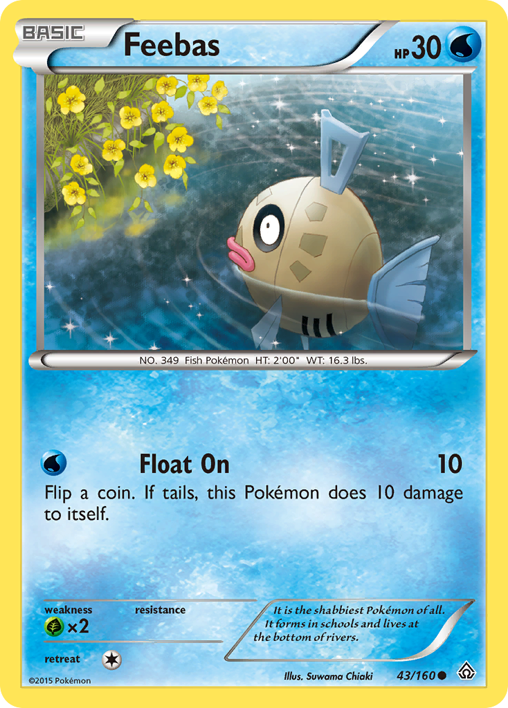 Feebas (43/160) [XY: Primal Clash] | Fandemonia Ltd