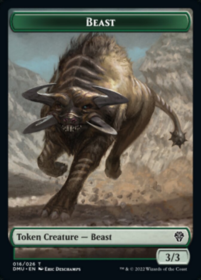 Beast Token [Dominaria United Tokens] | Fandemonia Ltd