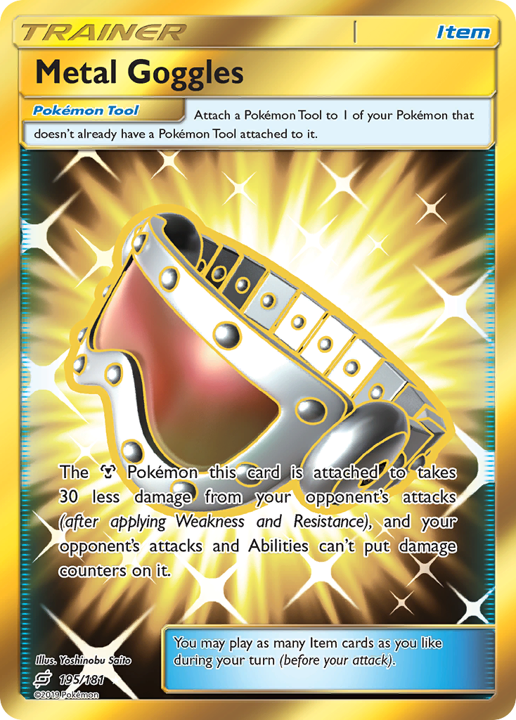 Metal Goggles (195/181) [Sun & Moon: Team Up] | Fandemonia Ltd