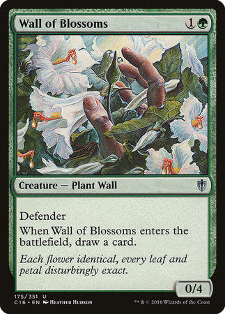 Wall of Blossoms [Commander 2016] | Fandemonia Ltd