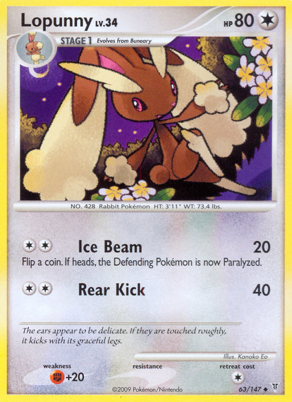 Lopunny (63/147) [Platinum: Supreme Victors] | Fandemonia Ltd