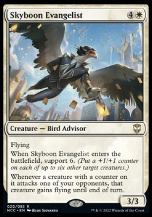 Skyboon Evangelist (Promo Pack) [Streets of New Capenna Commander Promos] | Fandemonia Ltd