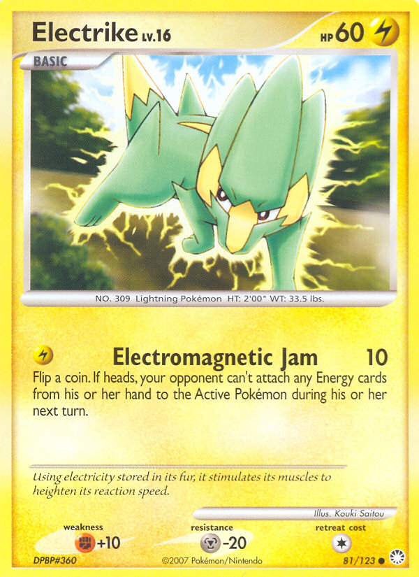 Electrike (81/123) [Diamond & Pearl: Mysterious Treasures] | Fandemonia Ltd