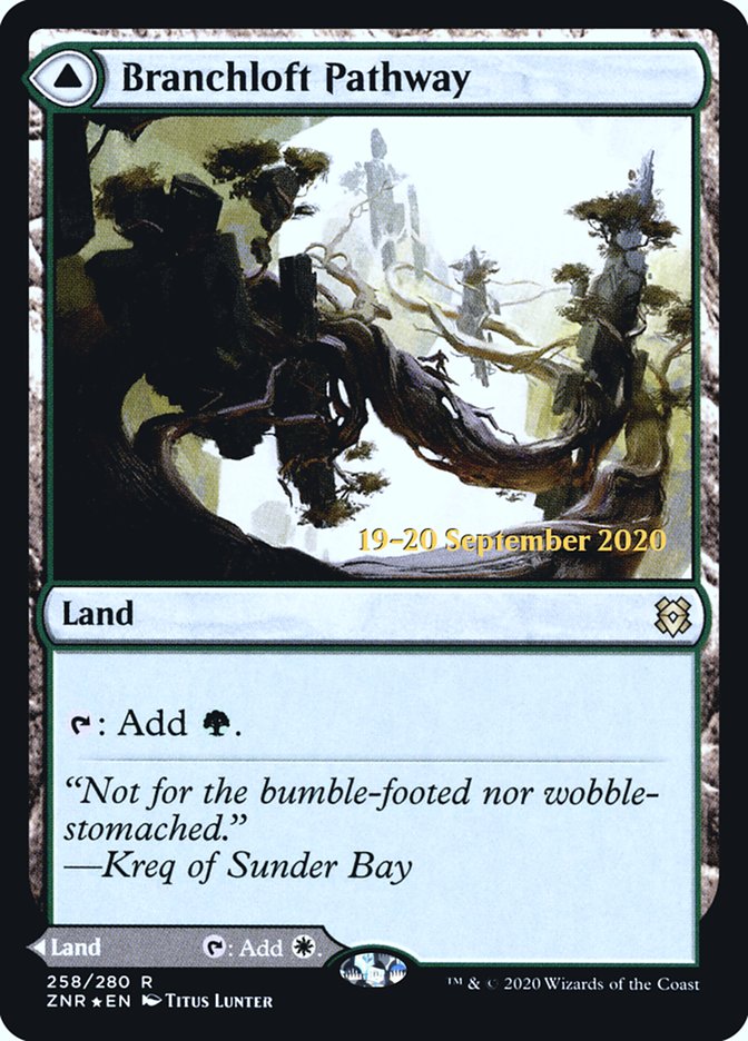 Branchloft Pathway // Boulderloft Pathway  [Zendikar Rising Prerelease Promos] | Fandemonia Ltd