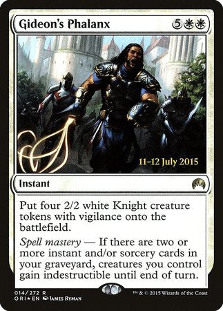 Gideon's Phalanx [Magic Origins Promos] | Fandemonia Ltd