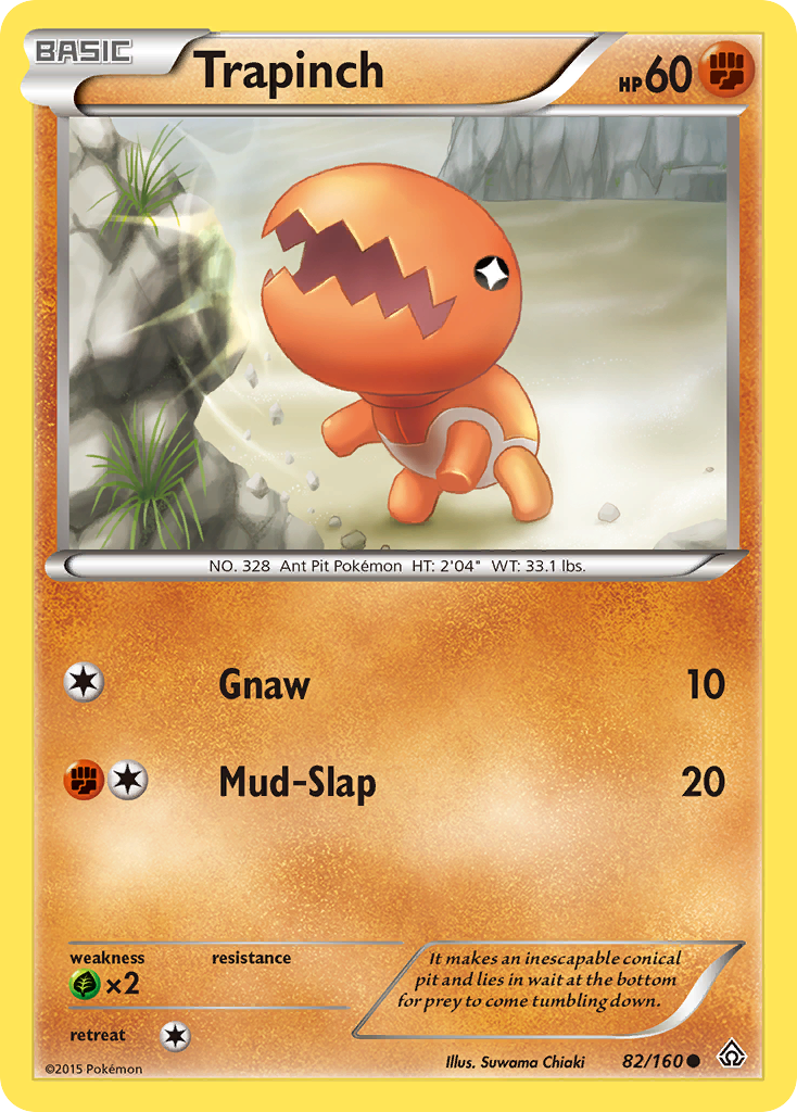 Trapinch (82/160) [XY: Primal Clash] | Fandemonia Ltd