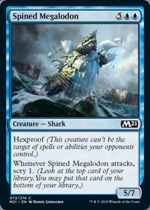 Spined Megalodon [Core Set 2021] | Fandemonia Ltd