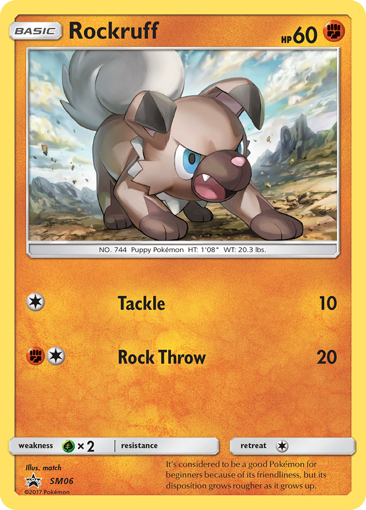 Rockruff (SM06) [Sun & Moon: Black Star Promos] | Fandemonia Ltd