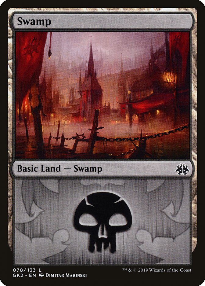 Swamp (78) [Ravnica Allegiance Guild Kit] | Fandemonia Ltd