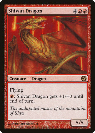 Shivan Dragon [Duels of the Planeswalkers] | Fandemonia Ltd