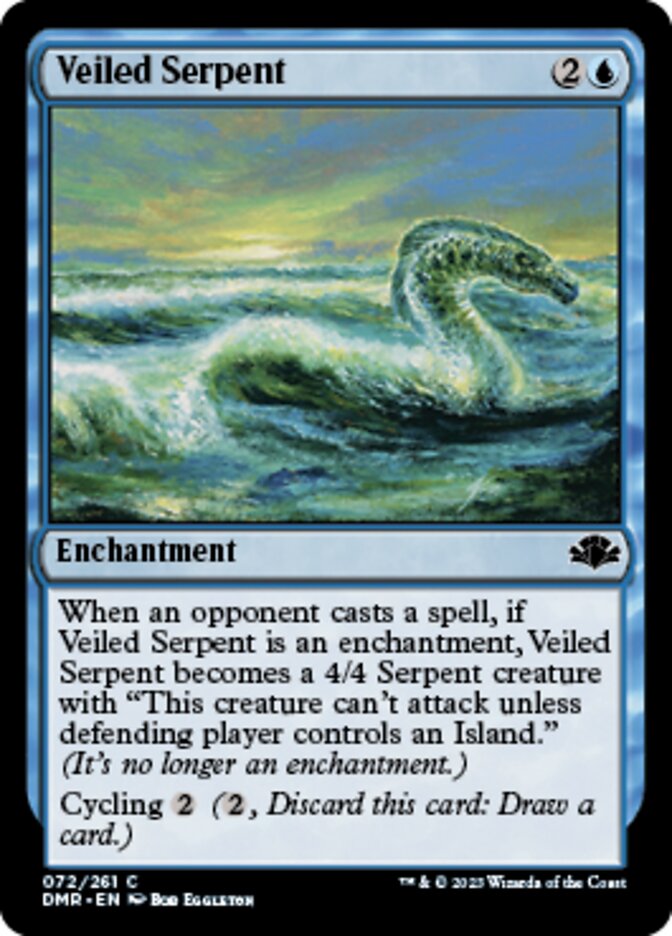 Veiled Serpent [Dominaria Remastered] | Fandemonia Ltd