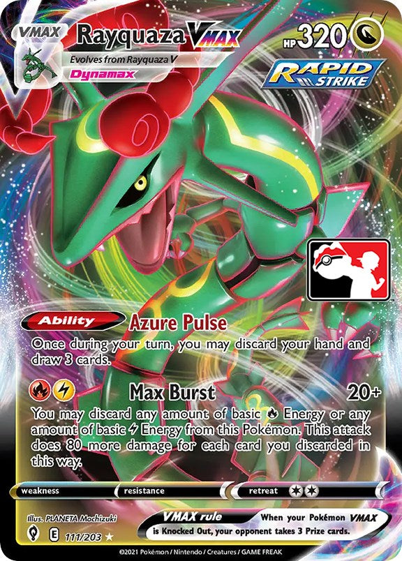 Rayquaza VMAX (111/203) [Prize Pack Series One] | Fandemonia Ltd