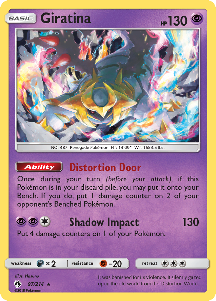 Giratina (97/214) [Sun & Moon: Lost Thunder] | Fandemonia Ltd