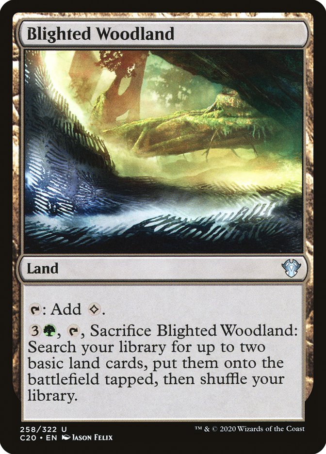 Blighted Woodland [Commander 2020] | Fandemonia Ltd