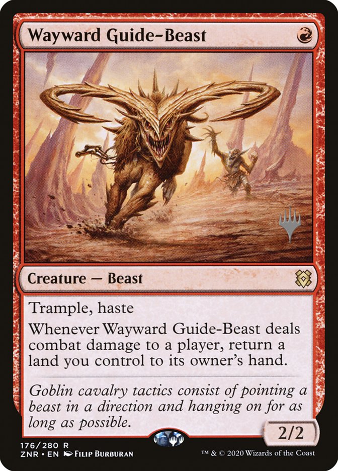 Wayward Guide-Beast (Promo Pack) [Zendikar Rising Promos] | Fandemonia Ltd