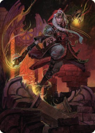 Jaya, Fiery Negotiator Art Card 2 [Dominaria United Art Series] | Fandemonia Ltd