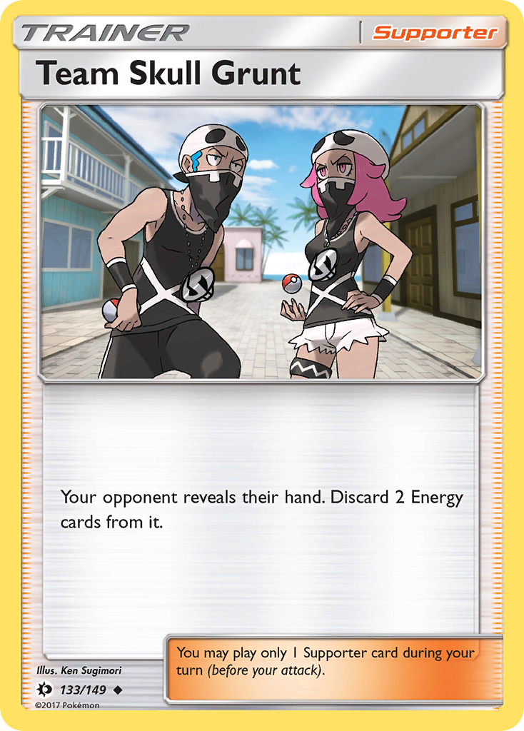 Team Skull Grunt (133/149) [Sun & Moon: Base Set] | Fandemonia Ltd