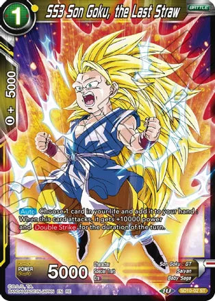 SS3 Son Goku, the Last Straw [SD10-02] | Fandemonia Ltd