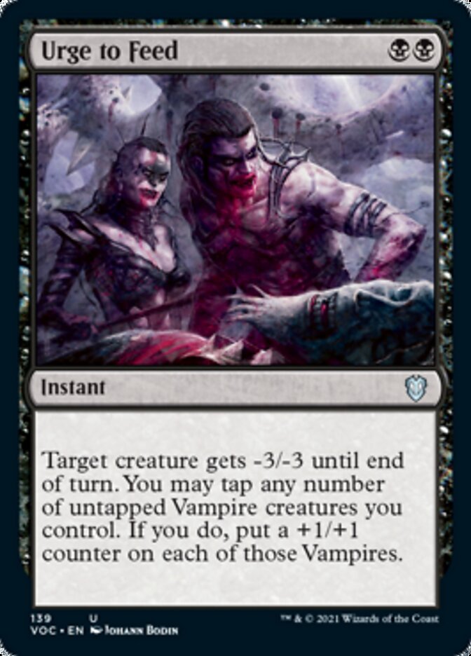 Urge to Feed [Innistrad: Crimson Vow Commander] | Fandemonia Ltd