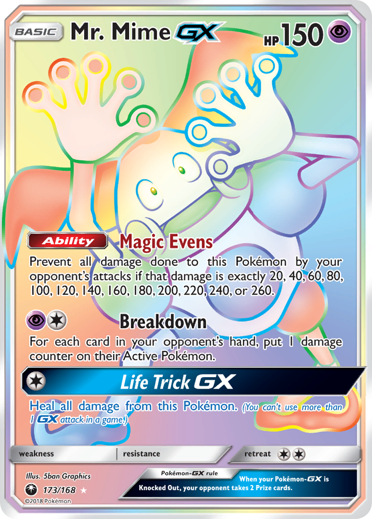 Mr. Mime GX (173/168) [Sun & Moon: Celestial Storm] | Fandemonia Ltd