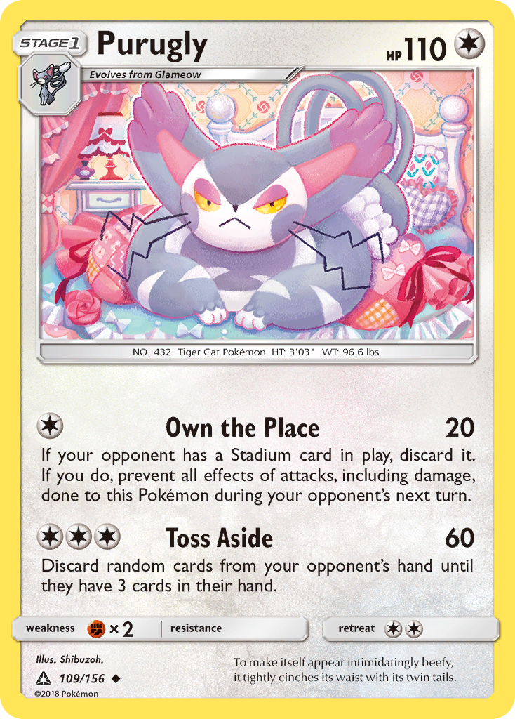 Purugly (109/156) [Sun & Moon: Ultra Prism] | Fandemonia Ltd