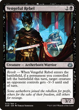 Vengeful Rebel [Aether Revolt] | Fandemonia Ltd