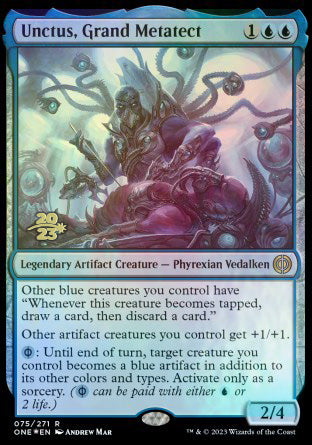 Unctus, Grand Metatect [Phyrexia: All Will Be One Prerelease Promos] | Fandemonia Ltd