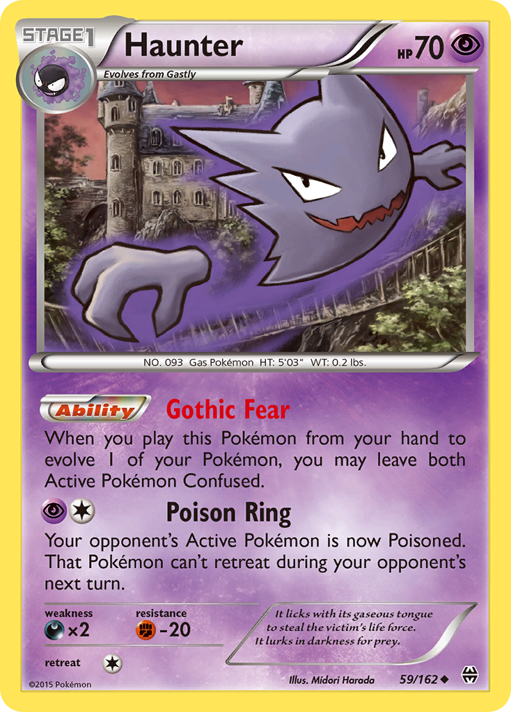 Haunter (59/162) [XY: BREAKthrough] | Fandemonia Ltd