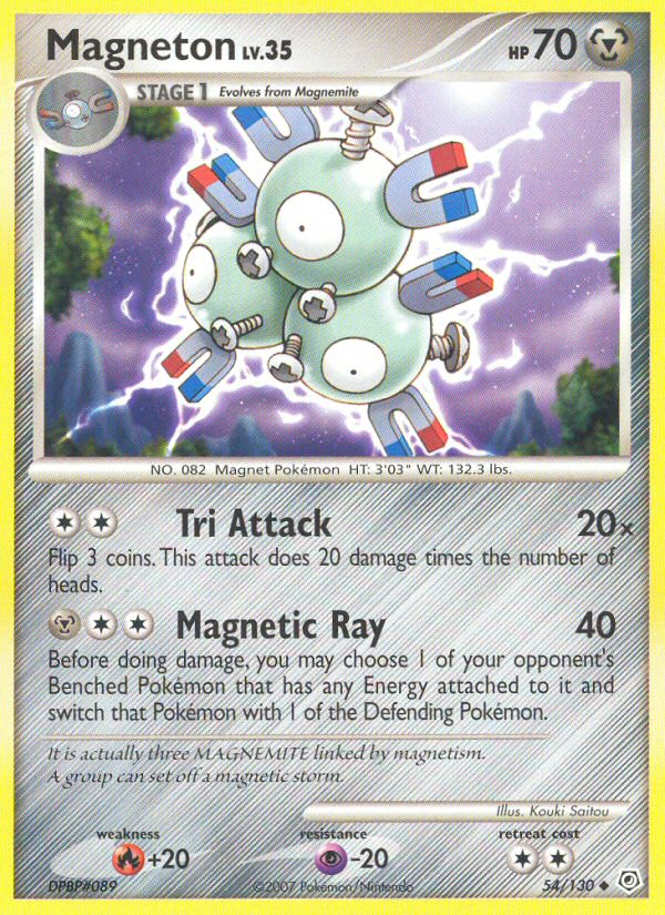 Magneton (54/130) [Diamond & Pearl: Base Set] | Fandemonia Ltd