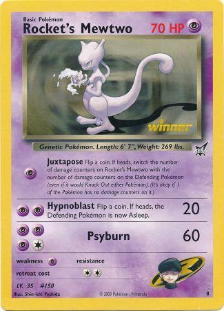 Rocket's Mewtwo (8) (Jumbo Card) [Best of Promos] | Fandemonia Ltd