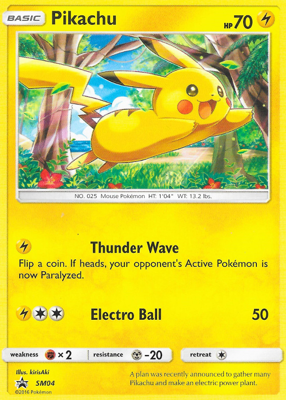 Pikachu (SM04) [Sun & Moon: Black Star Promos] | Fandemonia Ltd