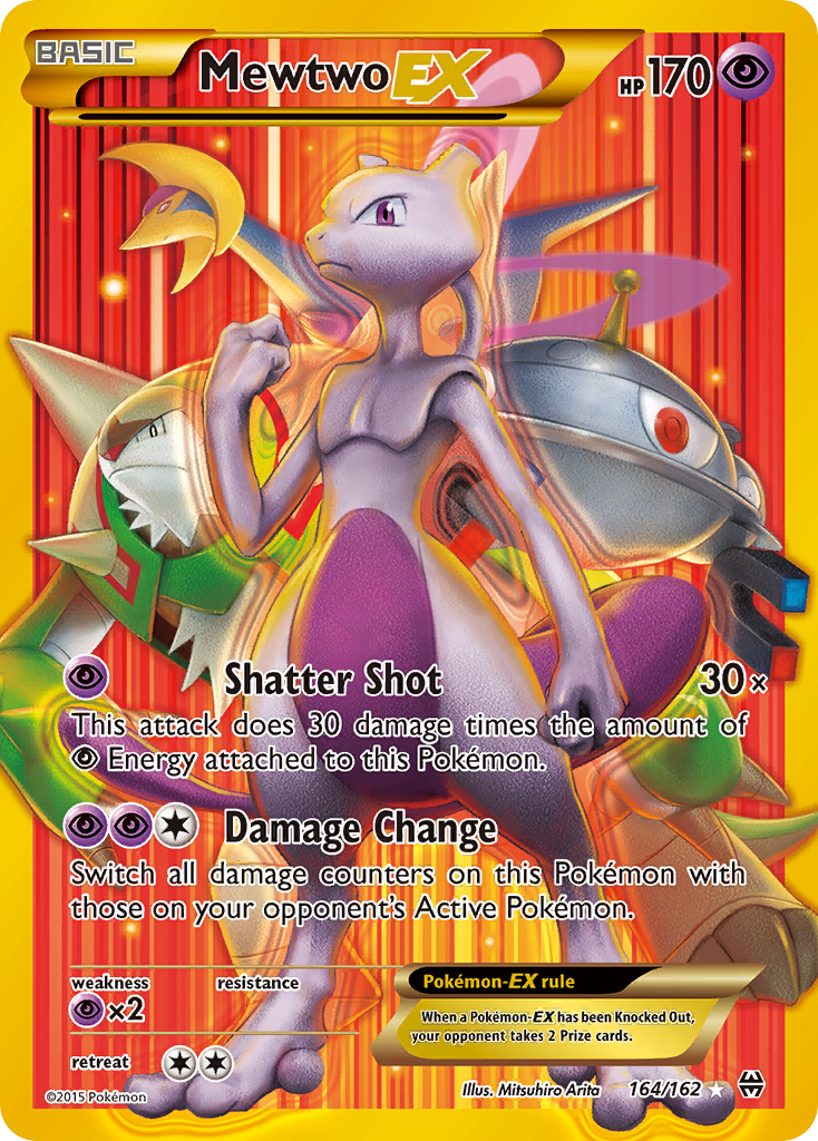 Mewtwo EX (164/162) [XY: BREAKthrough] | Fandemonia Ltd