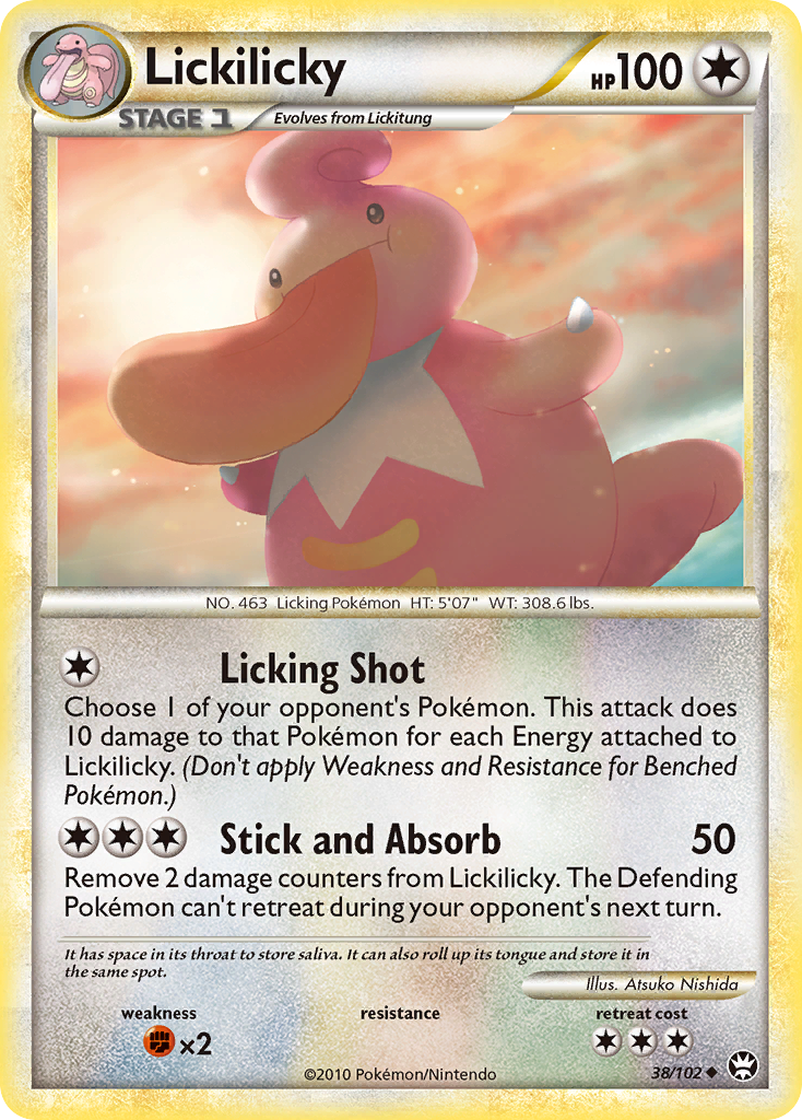 Lickilicky (38/102) [HeartGold & SoulSilver: Triumphant] | Fandemonia Ltd