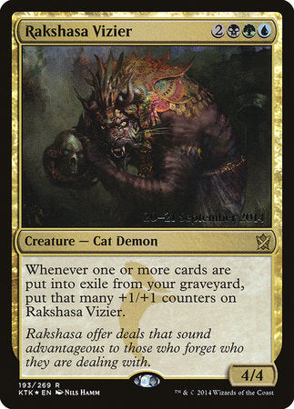 Rakshasa Vizier [Khans of Tarkir Promos] | Fandemonia Ltd