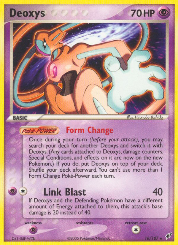 Deoxys (16/107) [EX: Deoxys] | Fandemonia Ltd