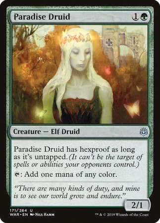 Paradise Druid [War of the Spark] | Fandemonia Ltd