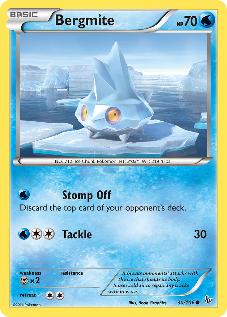 Bergmite (30/106) [XY: Flashfire] | Fandemonia Ltd