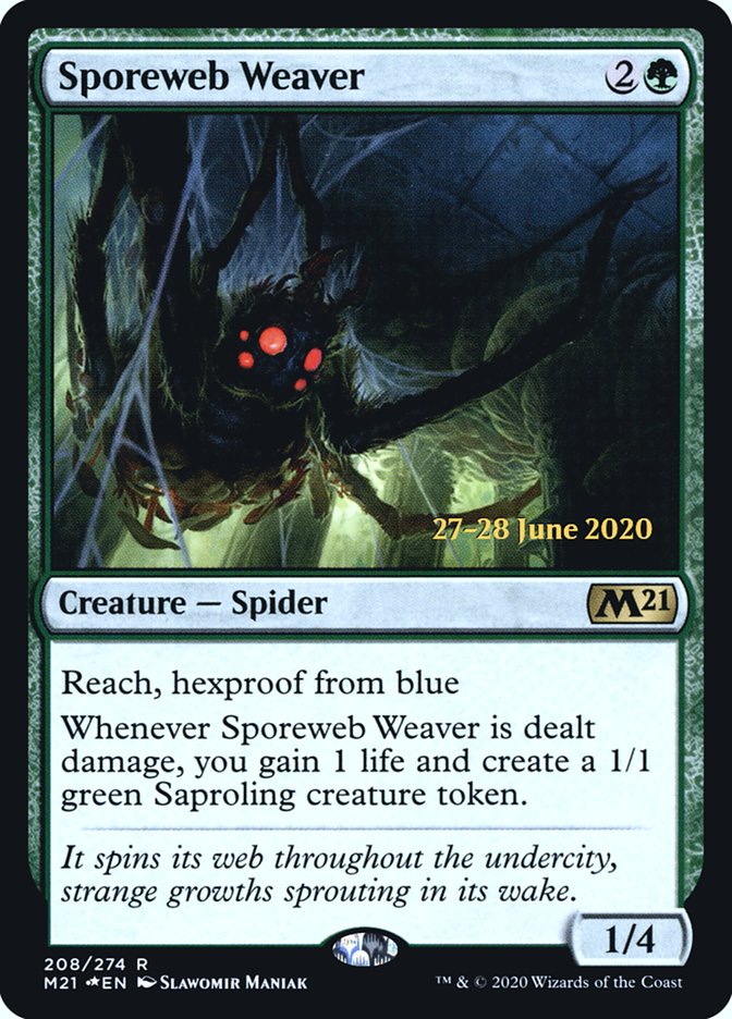 Sporeweb Weaver  [Core Set 2021 Prerelease Promos] | Fandemonia Ltd