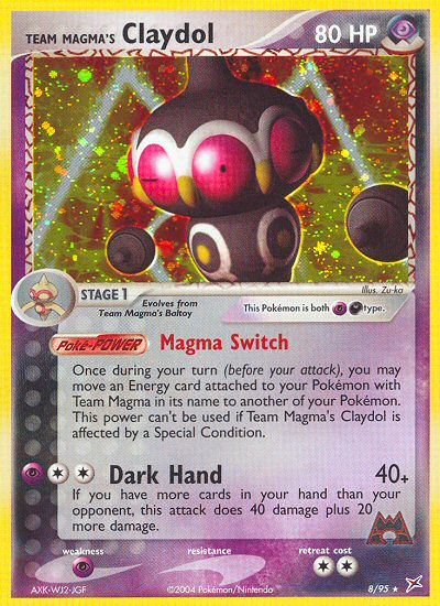 Team Magma's Claydol (8/95) [EX: Team Magma vs Team Aqua] | Fandemonia Ltd