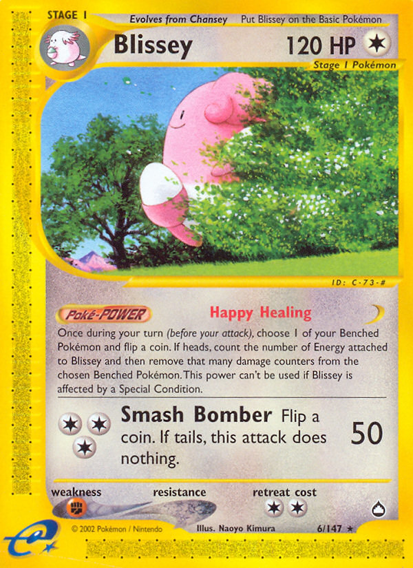 Blissey (6/147) [Aquapolis] | Fandemonia Ltd