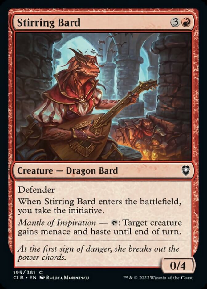 Stirring Bard [Commander Legends: Battle for Baldur's Gate] | Fandemonia Ltd