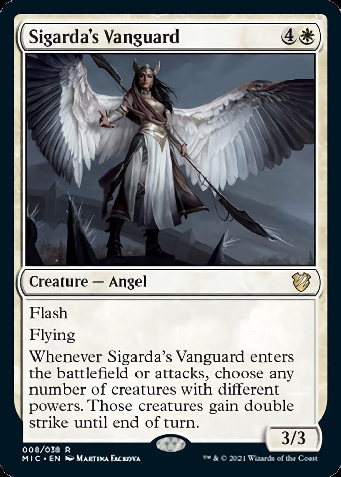 Sigarda's Vanguard [Innistrad: Midnight Hunt Commander] | Fandemonia Ltd