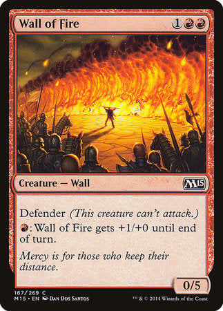 Wall of Fire [Magic 2015] | Fandemonia Ltd