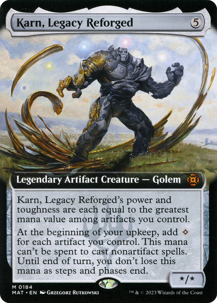 Karn, Legacy Reforged (Extended Art) [March of the Machine: The Aftermath] | Fandemonia Ltd