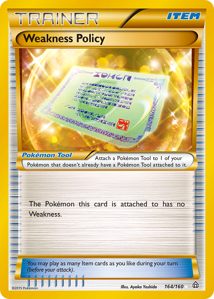 Weakness Policy (164/160) [XY: Primal Clash] | Fandemonia Ltd