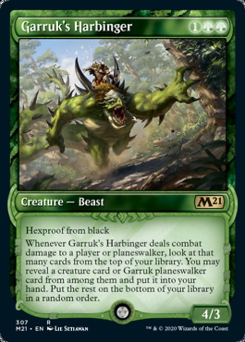 Garruk's Harbinger (Showcase) [Core Set 2021] | Fandemonia Ltd