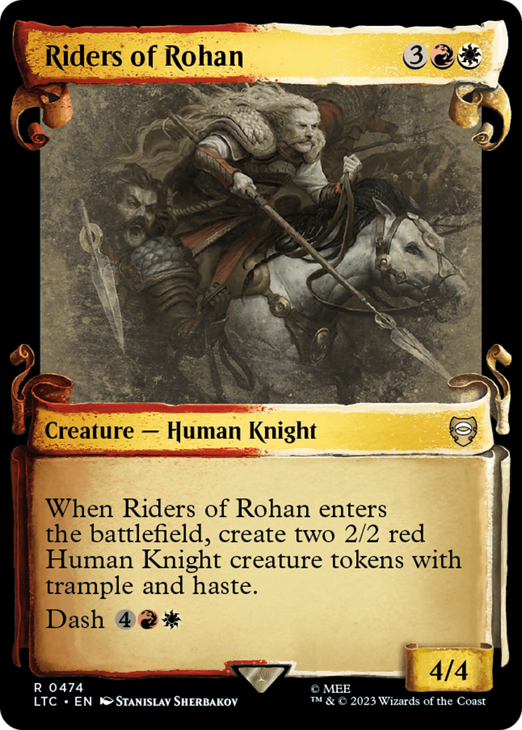 Riders of Rohan [The Lord of the Rings: Tales of Middle-Earth Commander Showcase Scrolls] | Fandemonia Ltd