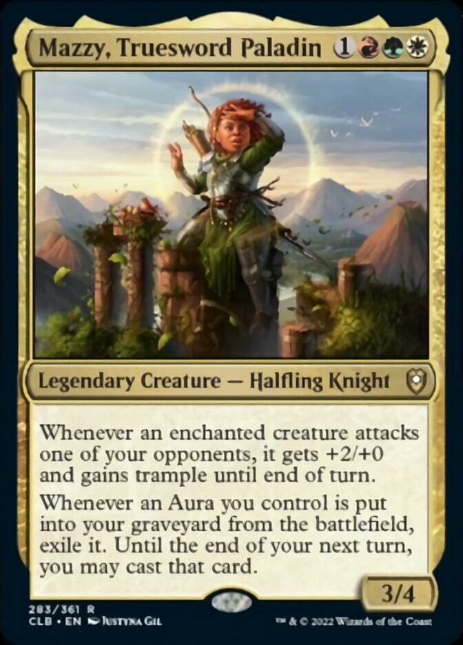 Mazzy, Truesword Paladin [Commander Legends: Battle for Baldur's Gate] | Fandemonia Ltd